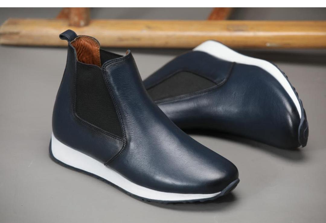 Mocassins montante en cuir  – Élégance décontractée pour homme