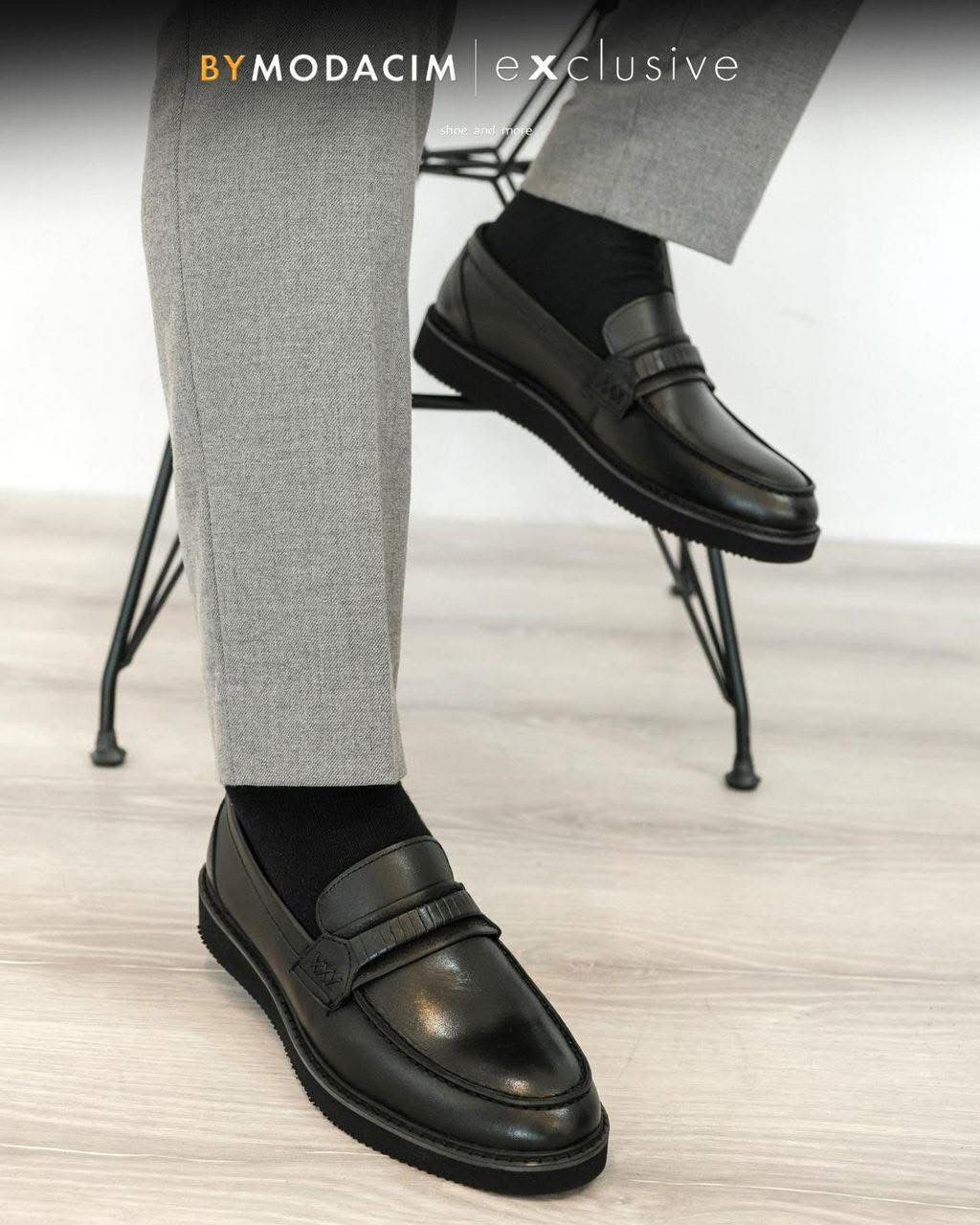 Mocassins en cuir marron – Élégance décontractée pour hommes